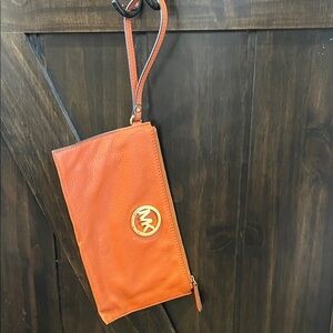 Michael Kors Tangerine Wristlet